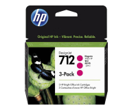 HP 712 magenta 29ml 3-Pack - 633447 - zdjęcie 1